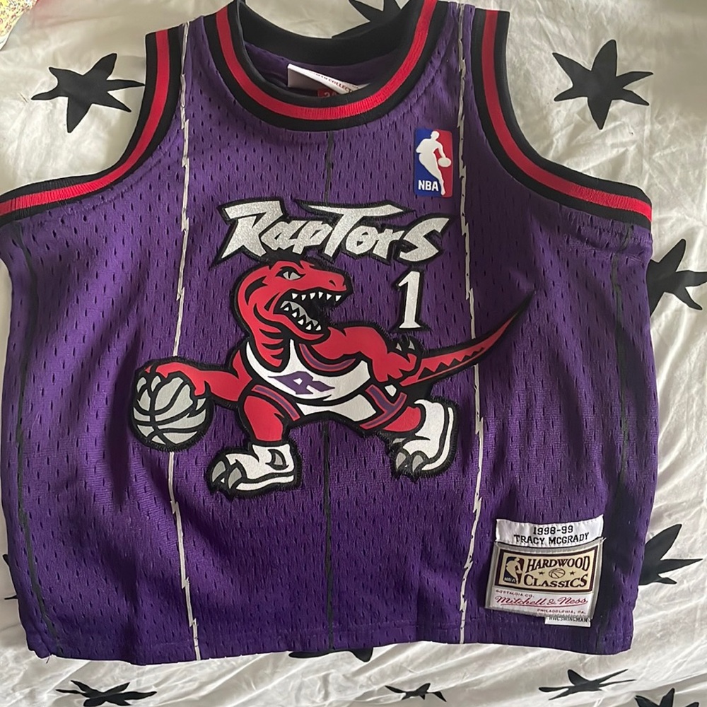 Mitchell and Ness Hardwood Classics Infant Jersey 24M Never Worn Raptors McGrady